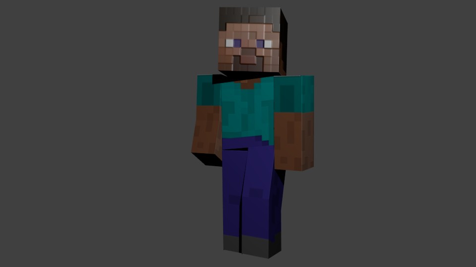 Minecraft character  steve preview image 1